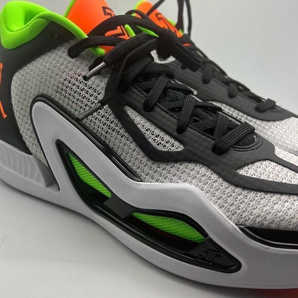 Nike Jordan Tatum 1 White | Orange| Black Home Team DZ3324 108 NWB Men Size 10.5 - Picture 11 of 13